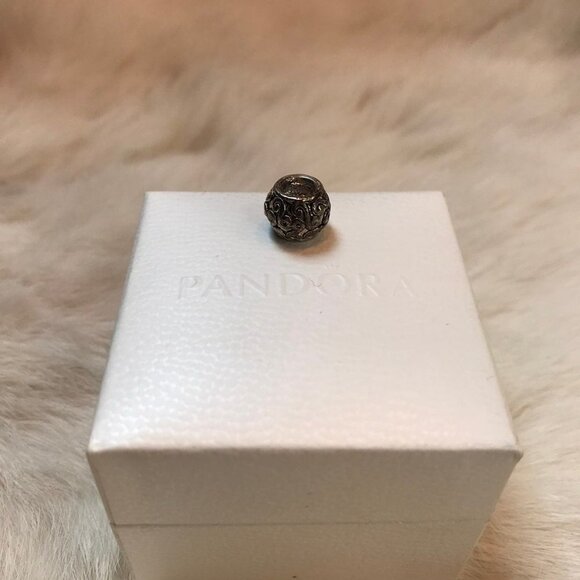 Pandora Scroll Vines Swirl Charm 925 - Picture 2 of 8